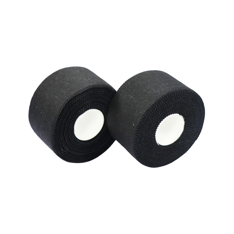 Black Pure Cotton Self adhaerens Sports Bandage Tape